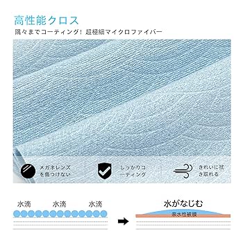 メガネ拭き Amazon.co.jp: youfo メガネ くもり止めクロス 強力 曇り止め